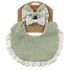 Set podbradnika i trake za glavu, dvostrani, muslin, vintage boho stil